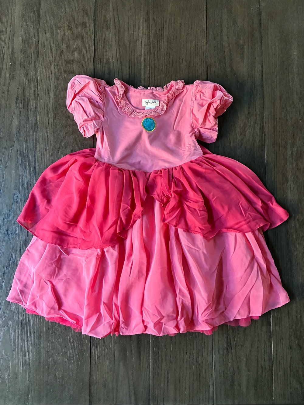 NEW Taylor Joelle Princess Peach Tulle Dress
